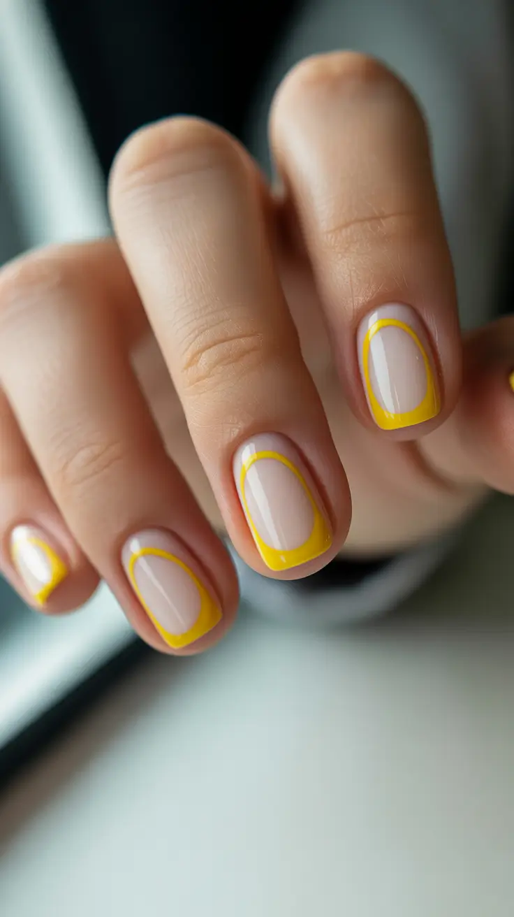 christmas nail designs 2025 Golden Glow Outline