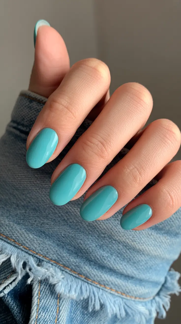 christmas nail designs 2025 Icy Mint Simplicity