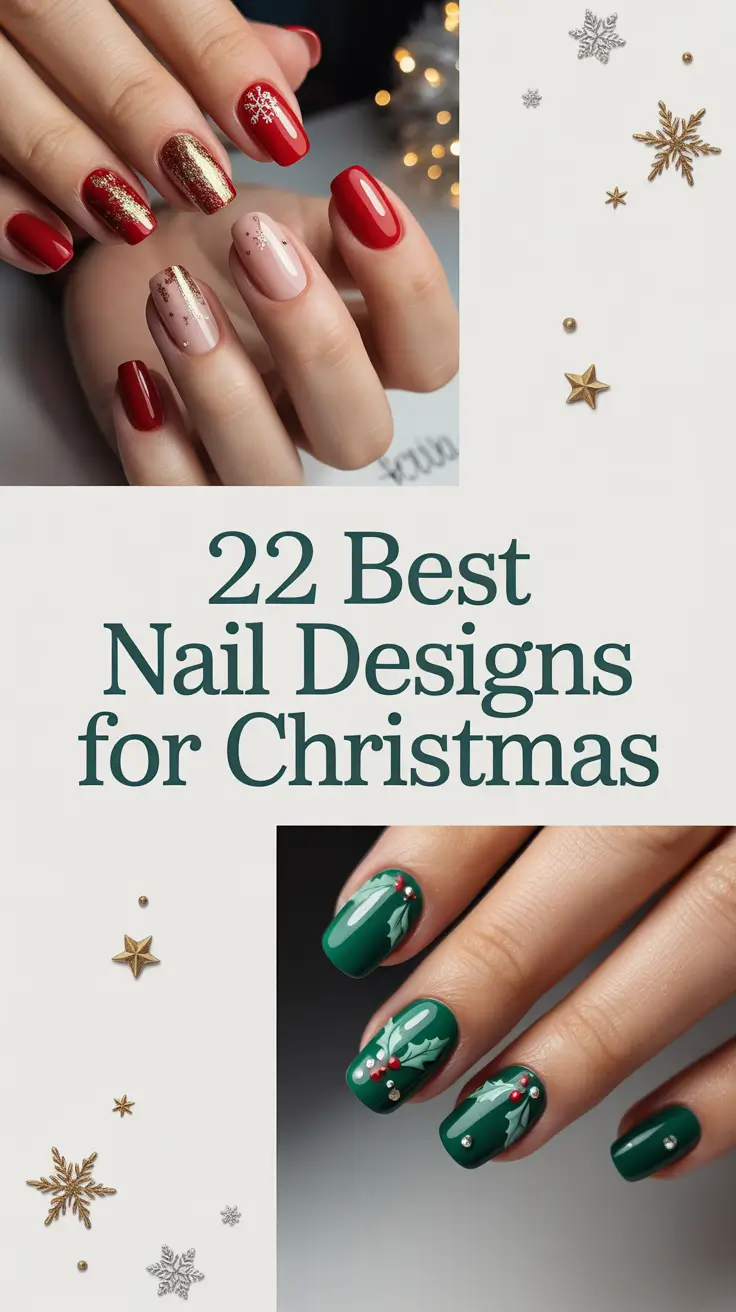 Best Nail Designs for Christmas 2025: Cute, Easy & Trendy Holiday Manicure Ideas