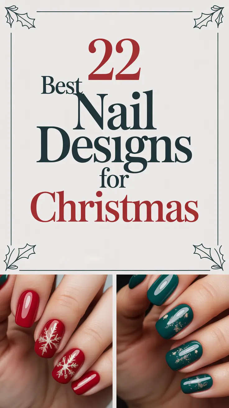 Best Nail Designs for Christmas 2025: Cute, Easy & Trendy Holiday Manicure Ideas