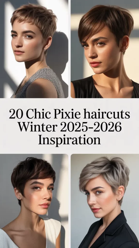 Chic Pixie Haircuts Winter 2025–2026 Inspiration: Stunning Ideas for a Fresh, Modern Look