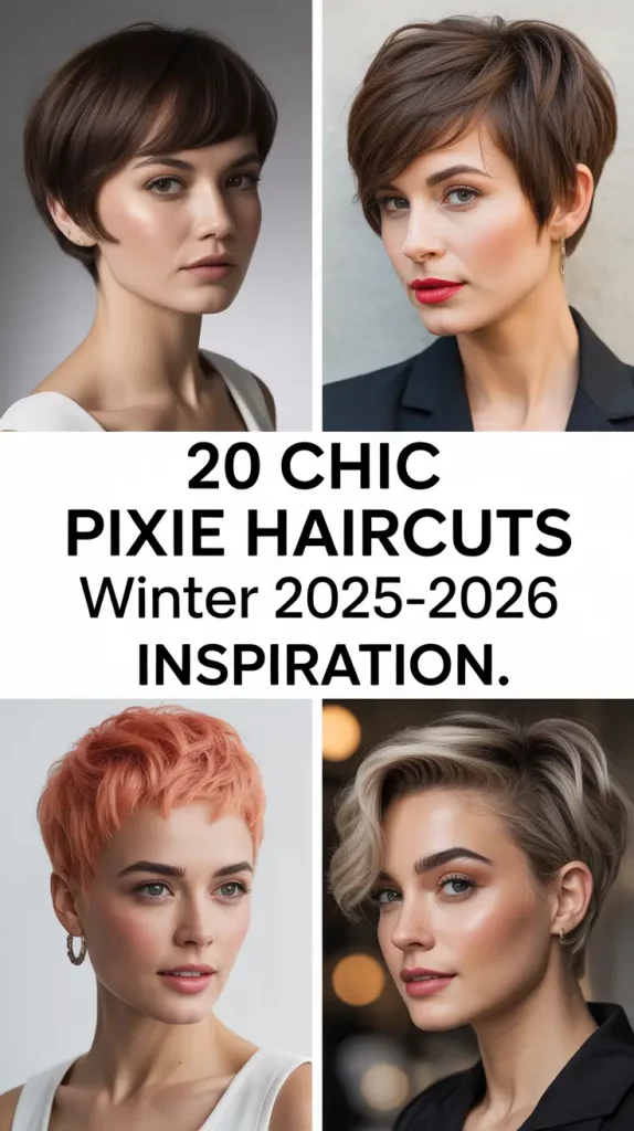 Chic Pixie Haircuts Winter 2025–2026 Inspiration: Stunning Ideas for a Fresh, Modern Look