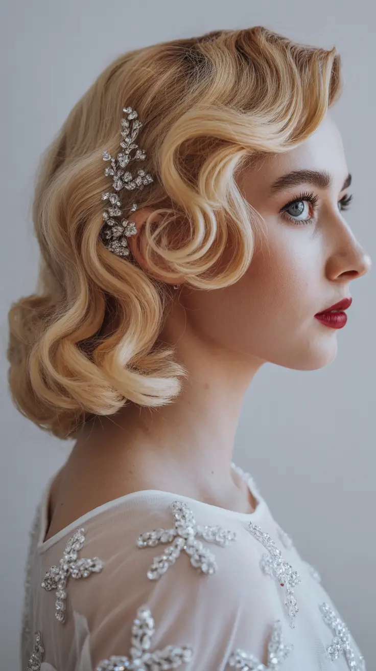 Christmas Hairstyles Trends 2025 Crystal Glam Curls