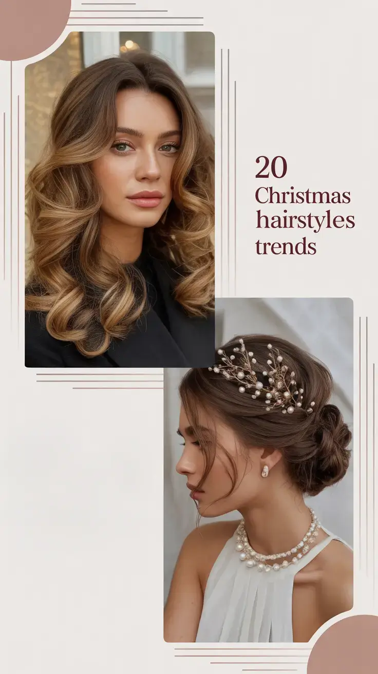 Christmas Hairstyles Trends 2025: Stunning, Simple & Creative Holiday Hair Ideas for Every Woman