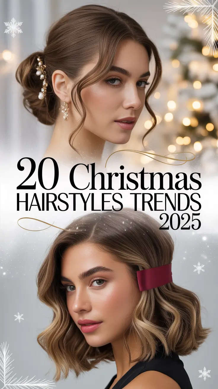 Christmas Hairstyles Trends 2025: Stunning, Simple & Creative Holiday Hair Ideas for Every Woman