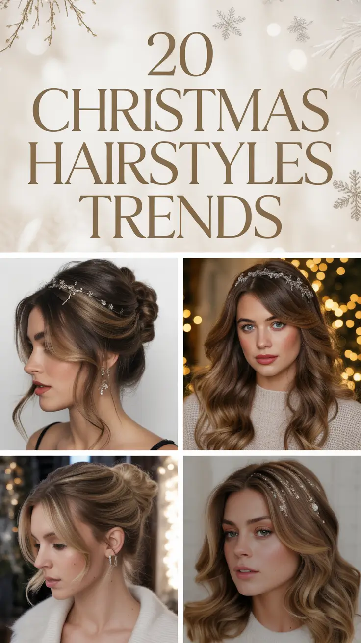 Christmas Hairstyles Trends 2025: Stunning, Simple & Creative Holiday Hair Ideas for Every Woman