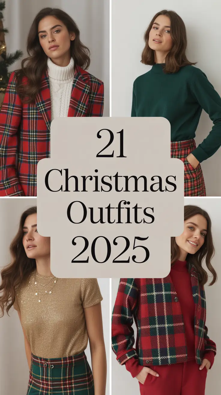 Christmas Outfits 2025: Cozy, Classy & Cute Holiday Style Ideas for Women
