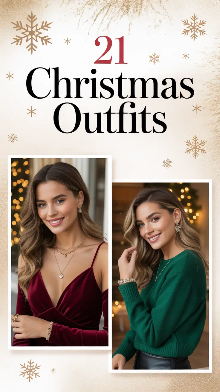 Christmas Outfits 2025: Cozy, Classy & Cute Holiday Style Ideas for Women