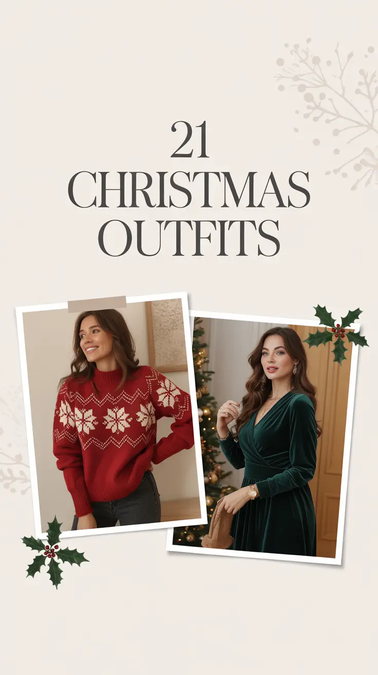 Christmas Outfits 2025: Cozy, Classy & Cute Holiday Style Ideas for Women