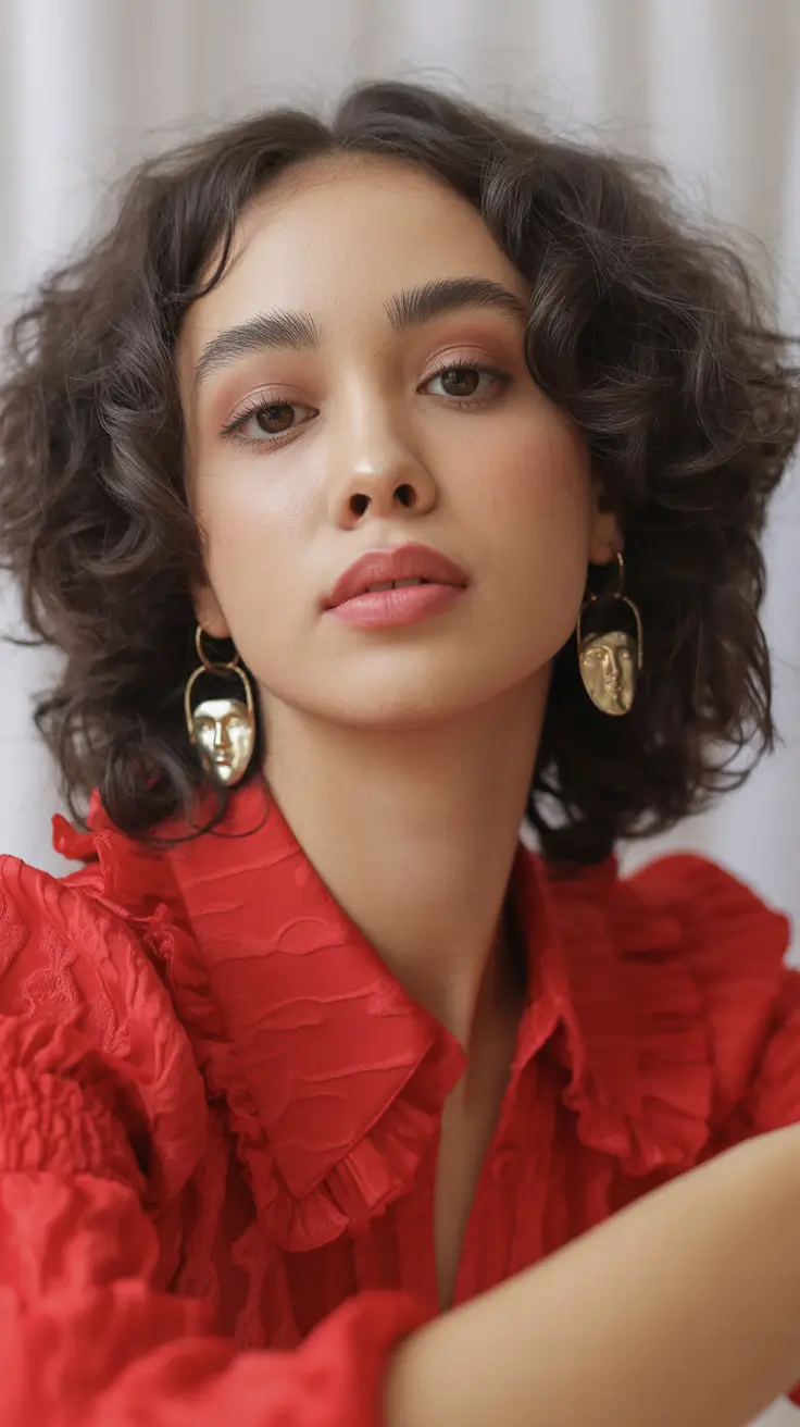 cute winter haircuts for women Soft Curly Bob