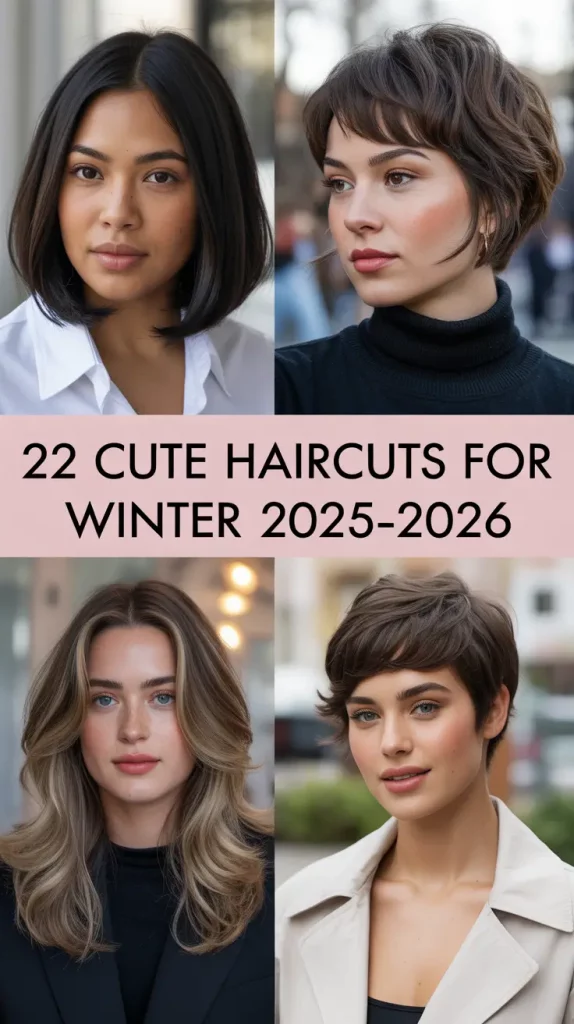 Cute Haircuts for Winter 2025–2026: Trendy Ideas for Women