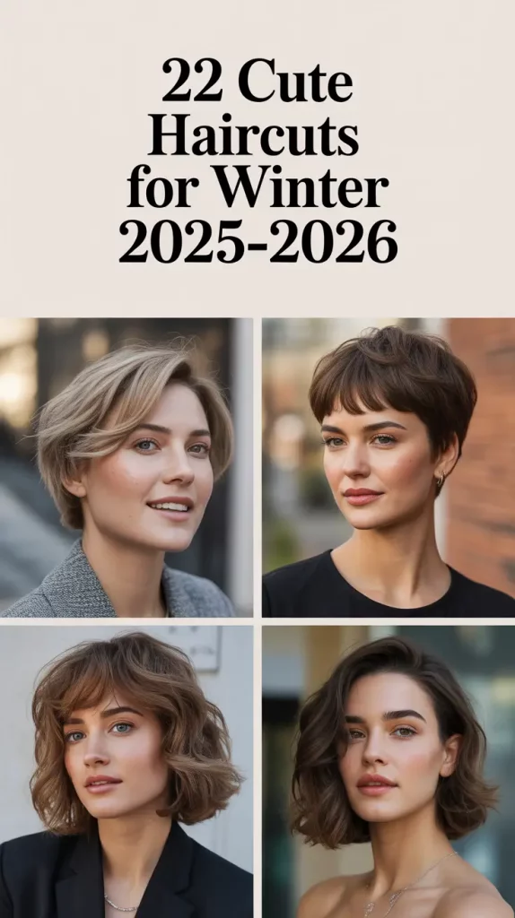 Cute Haircuts for Winter 2025–2026: Trendy Ideas for Women