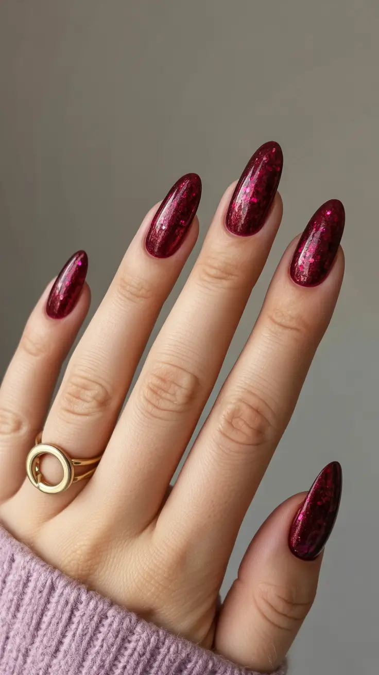 dark winter nails ideas 2025 2026 ruby spark glaze