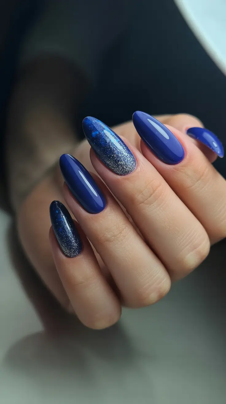 dark winter nails ideas 2025 2026 cosmic indigo dream