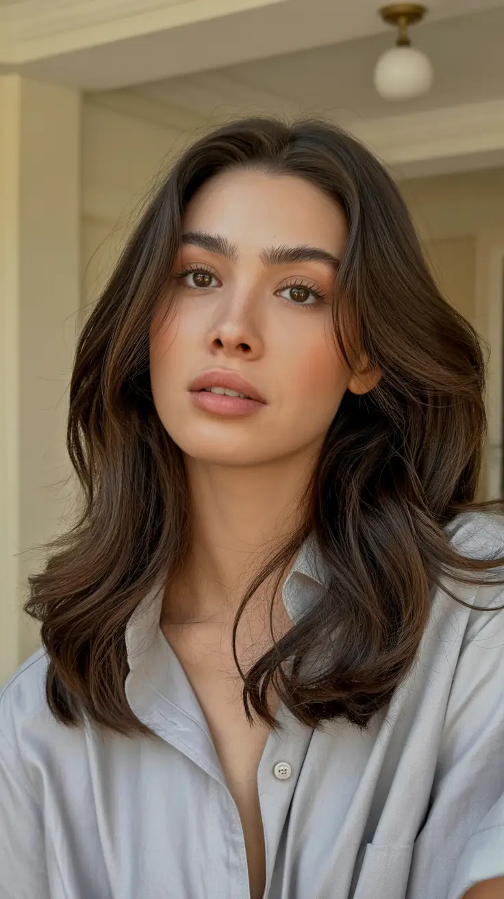 deep winter hair colors brown Deep Espresso Flow