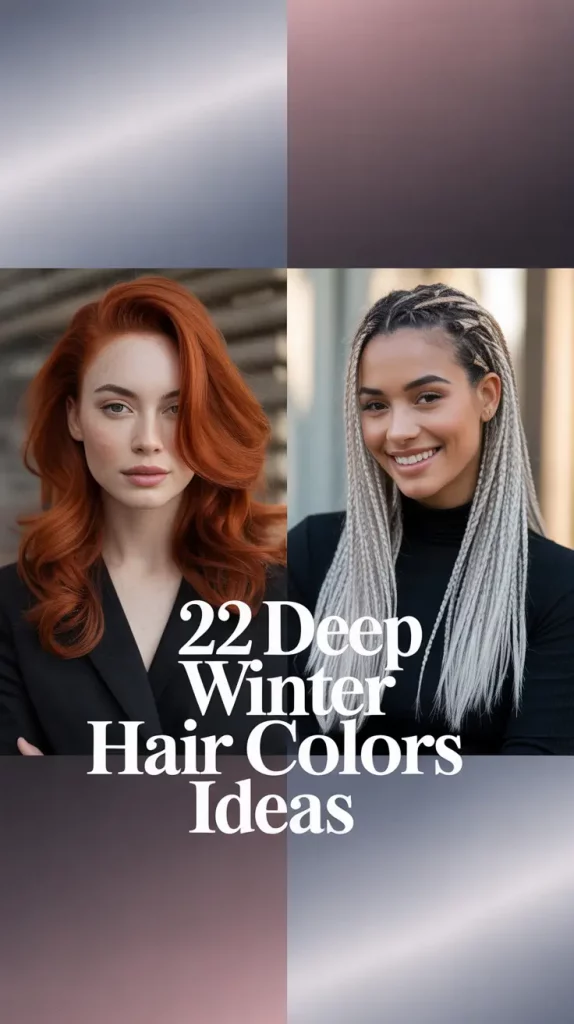 Deep Winter Hair Colors Ideas 2025 / 2026: The Best Brunette, Blonde & Red Shades to Try This Season