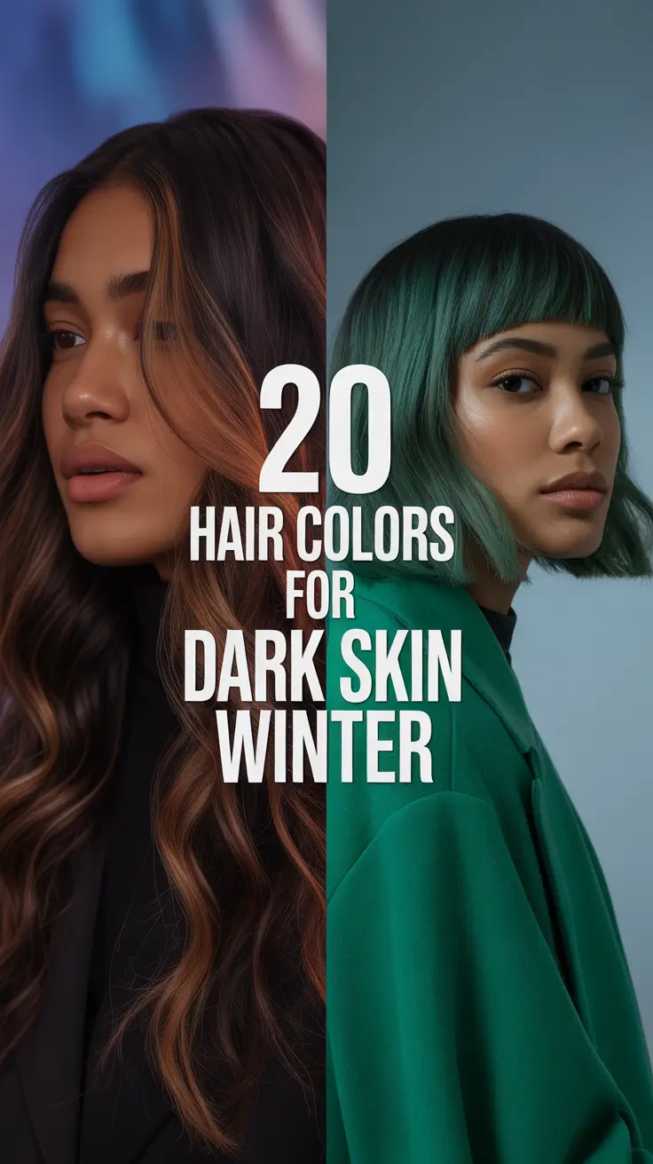 Hair Colors for Dark Skin: Winter 2025–2026 – Fresh, Warm, and Timeless Ideas for Women