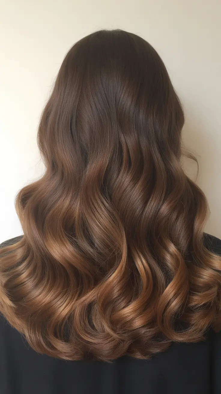 Highlight Trends Hair Colors Winter 2025-2026 Classic Cocoa Waves
