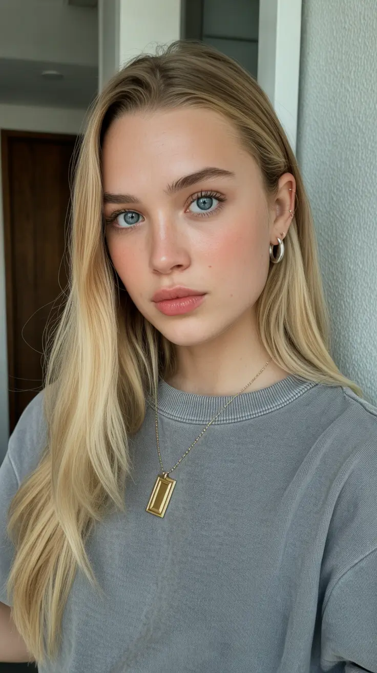 soft winter hair color ideas Soft Vanilla Blonde with Creamy Undertones