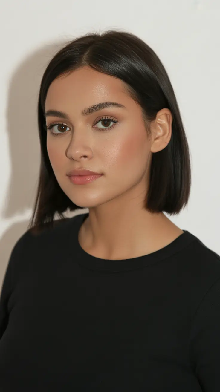 soft winter hair color ideas Cool Espresso Precision Cut