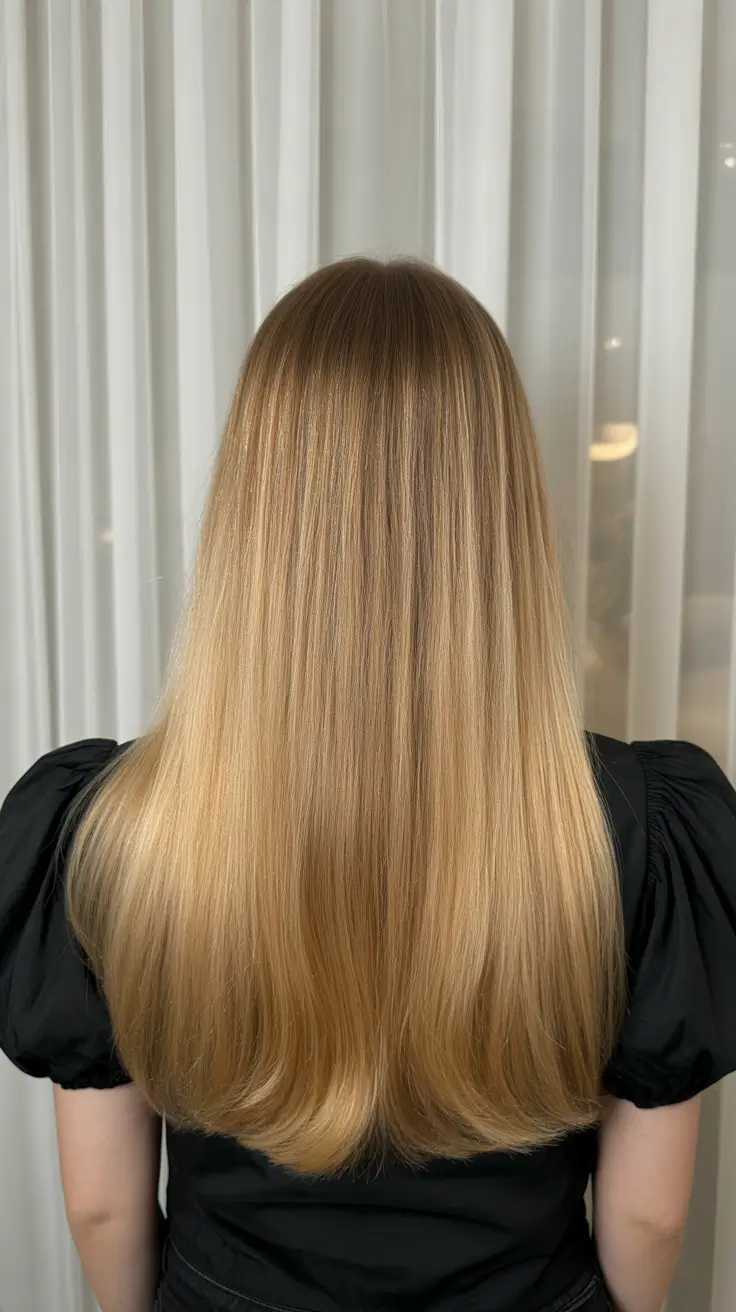 soft winter hair color ideas Golden Sand Blonde for Subtle Radiance