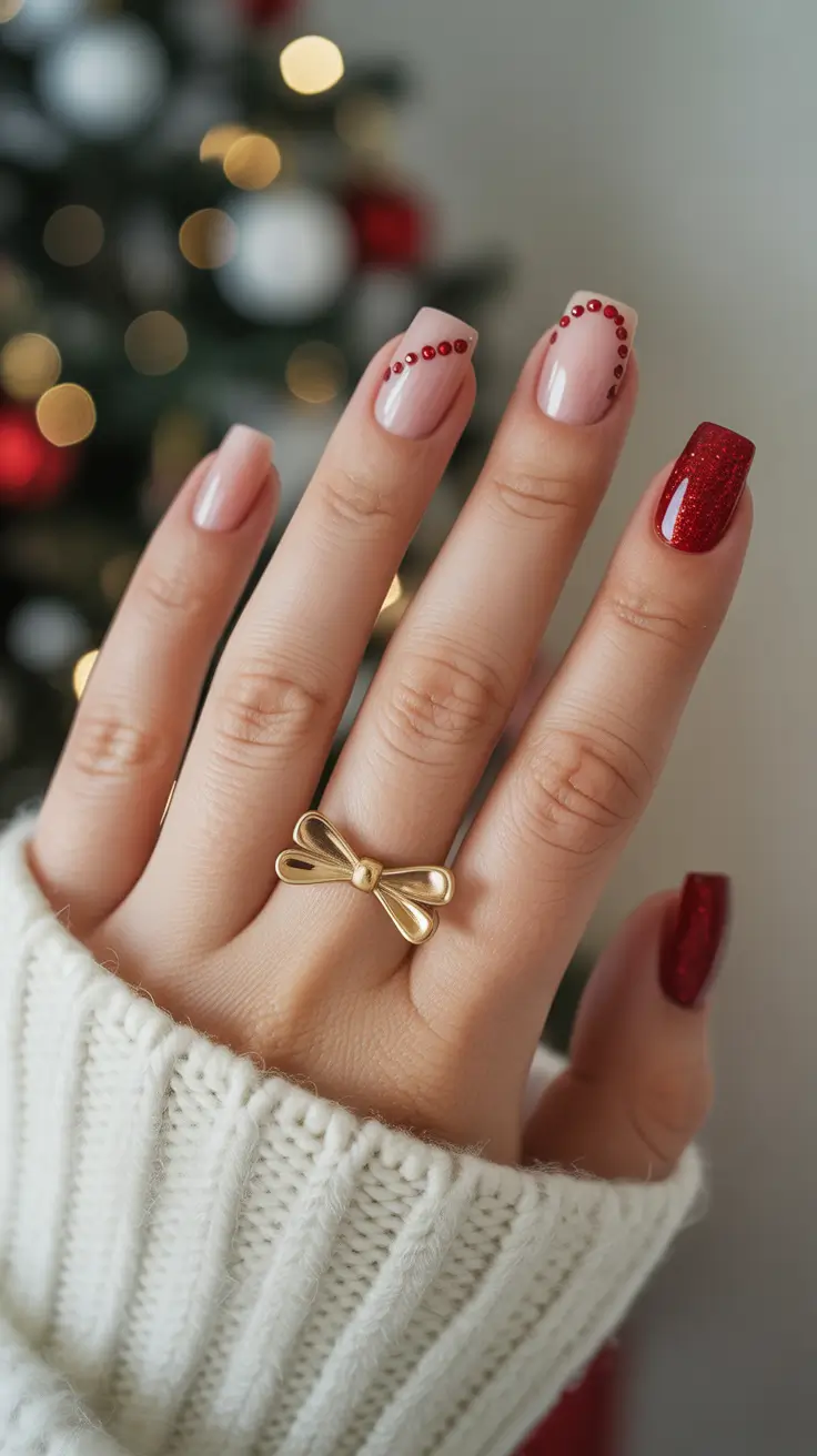 short-winter-nails-red-2025-Red-Velvet-Glam