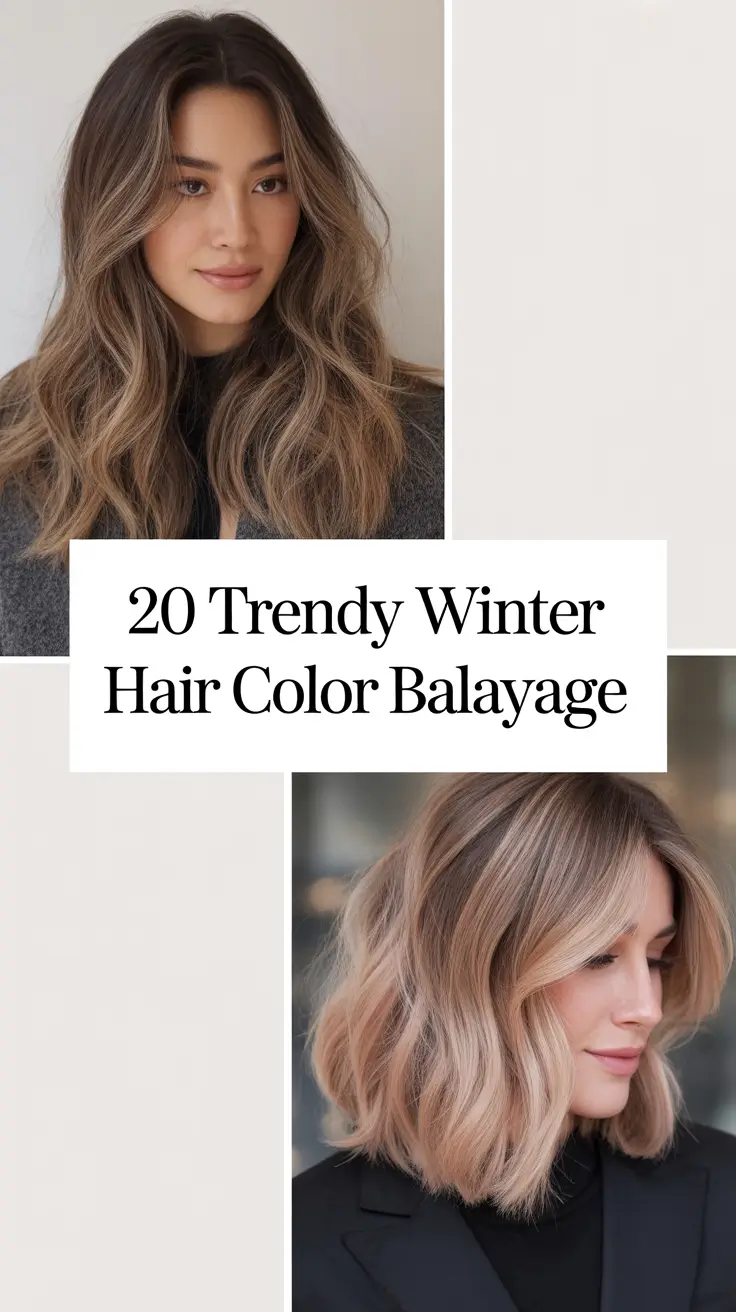 Trendy Winter Hair Color Balayage 2025–2026: Bright, Brunette & Blond Ideas for Fall and Beyond