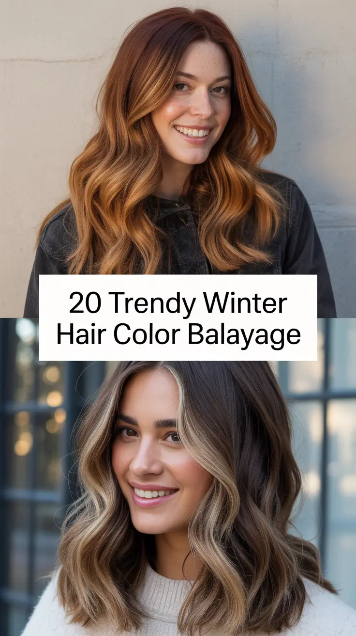 Trendy Winter Hair Color Balayage 2025–2026: Bright, Brunette & Blond Ideas for Fall and Beyond