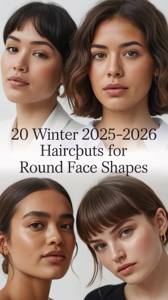 Winter 2025–2026 Haircuts for Round Face Shapes: Best Medium & Long Styles