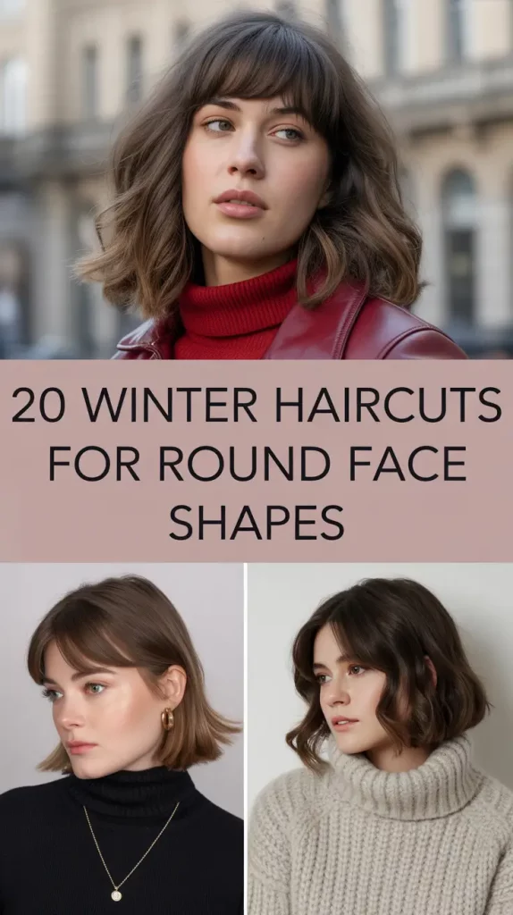Winter 2025–2026 Haircuts for Round Face Shapes: Best Medium & Long Styles