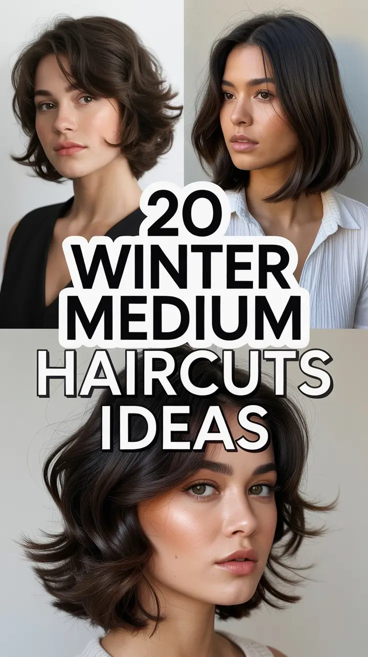 Winter 2025–2026 Medium Haircuts Ideas: Stylish Shoulder-Length Looks for Round Faces and Aespa-Inspired Trends