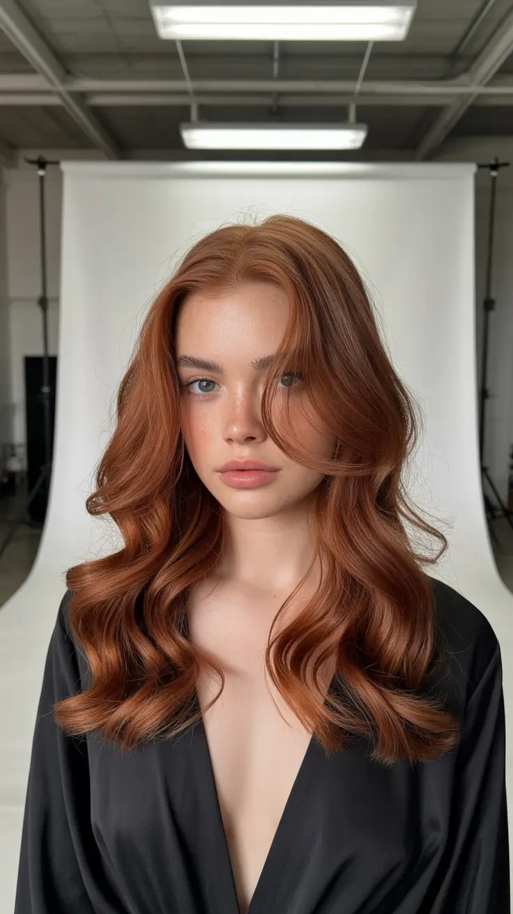 Ginger Spice Revival trending hair color for winter 2026