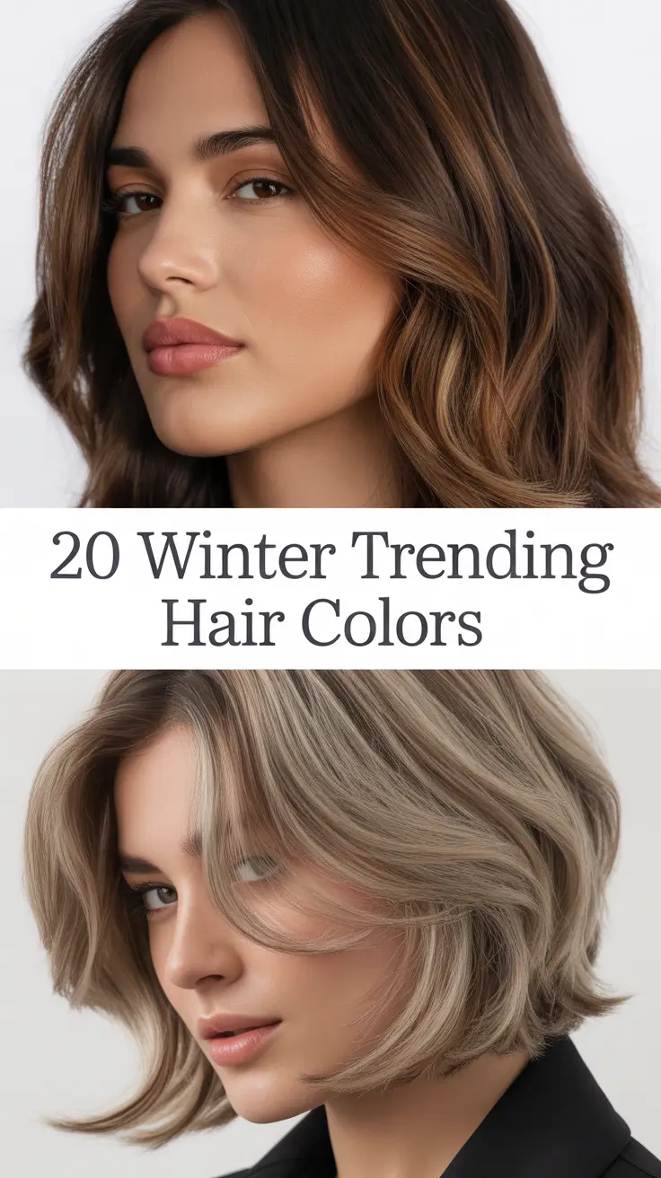 Winter 2025–2026 Trending Hair Colors: Fresh Trends, Chic Ideas & Elegant Shades for Women