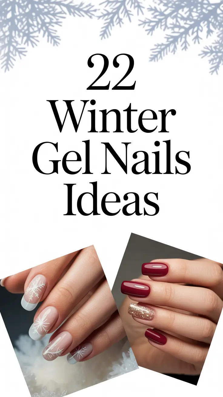 Winter Gel Nails Ideas 2025–2026: Classy, Cute & Easy Designs for Short and Almond Nails