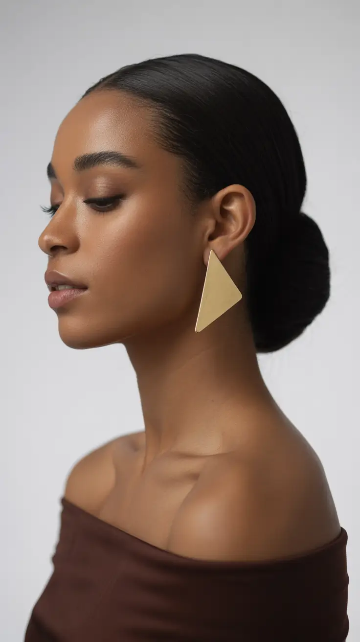 winter hair colors for black women Low Polished Chignon