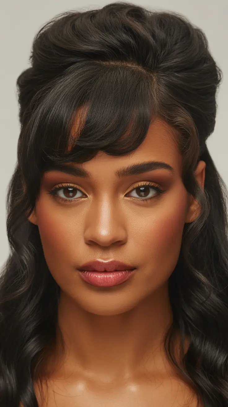 winter hair colors for black women Retro Cocoa Waves