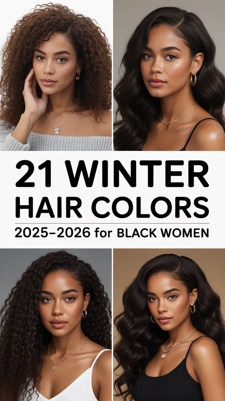Winter Hair Colors 2025–2026 for Black Women: Stunning Shades to Warm Up Your Look This Season
