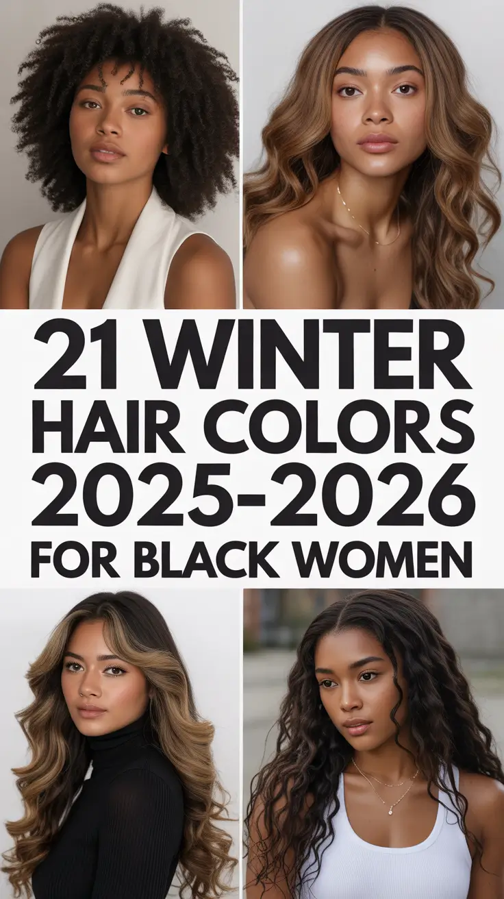 Winter Hair Colors 2025–2026 for Black Women: Stunning Shades to Warm Up Your Look This Season