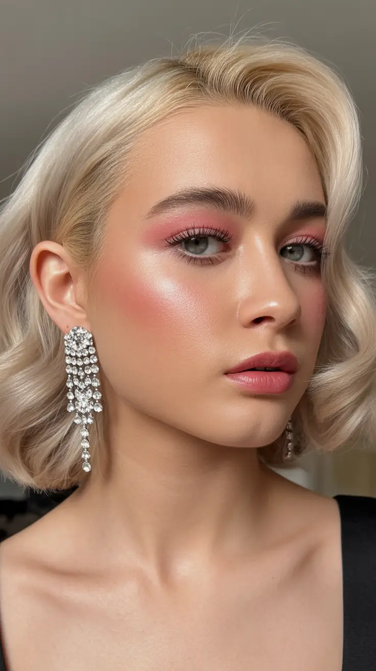 winter hair colors 2025-2026 for blondes Champagne Pearl Bob