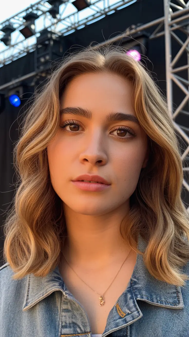 winter hair colors 2025-2026 for blondes Golden Mocha Soft Waves