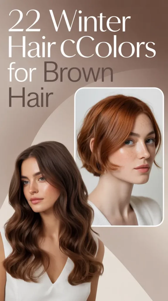 Winter Hair Colors 2025–2026 for Brown Hair: Chic Brunette Ideas with Highlights and Deep Chocolate Tones