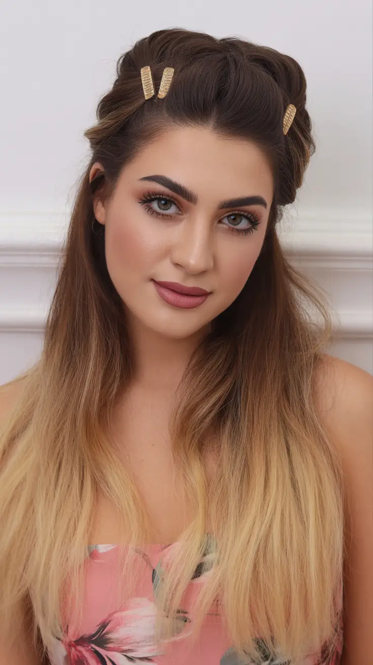 winter hair colors 2026 Soft Glam Brunette with Golden Balayage