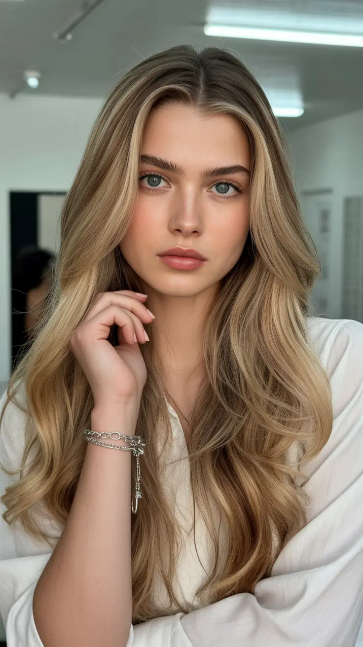 winter hair colors for brunettes 2026 Buttercream Balayage