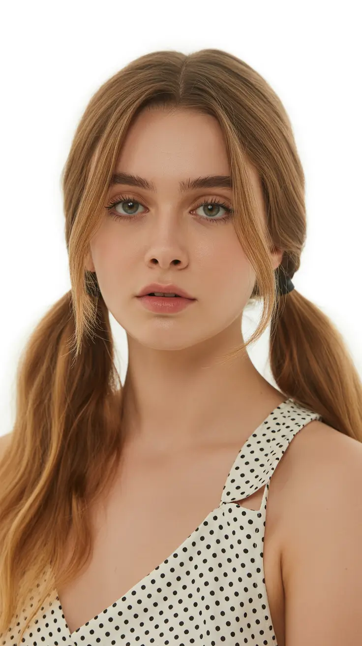 winter hair colors for blondes Golden Toffee Pigtails