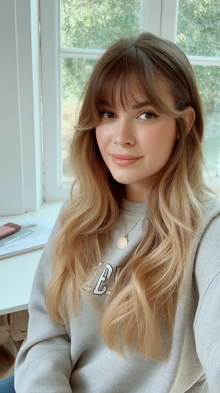 winter hair colors for blondes Honey Beige Balayage