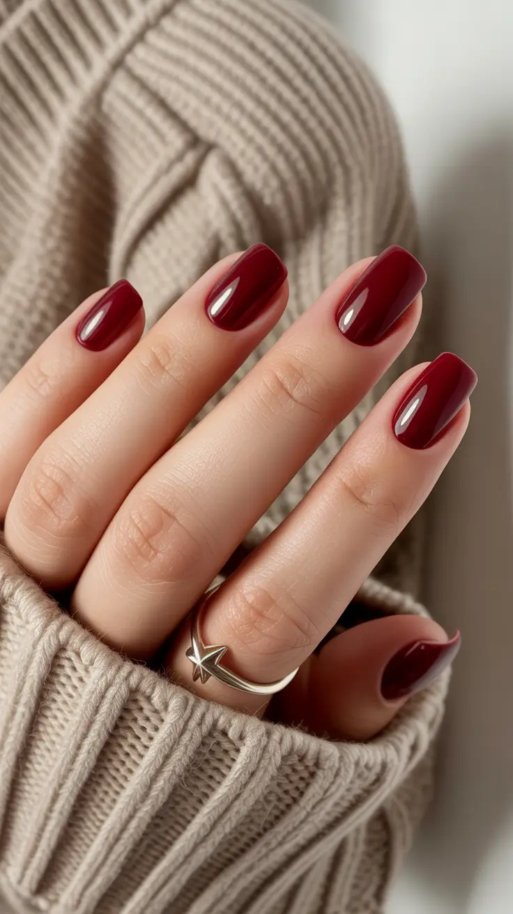 winter nails ideas 2025 2026 Mulled Wine Chic