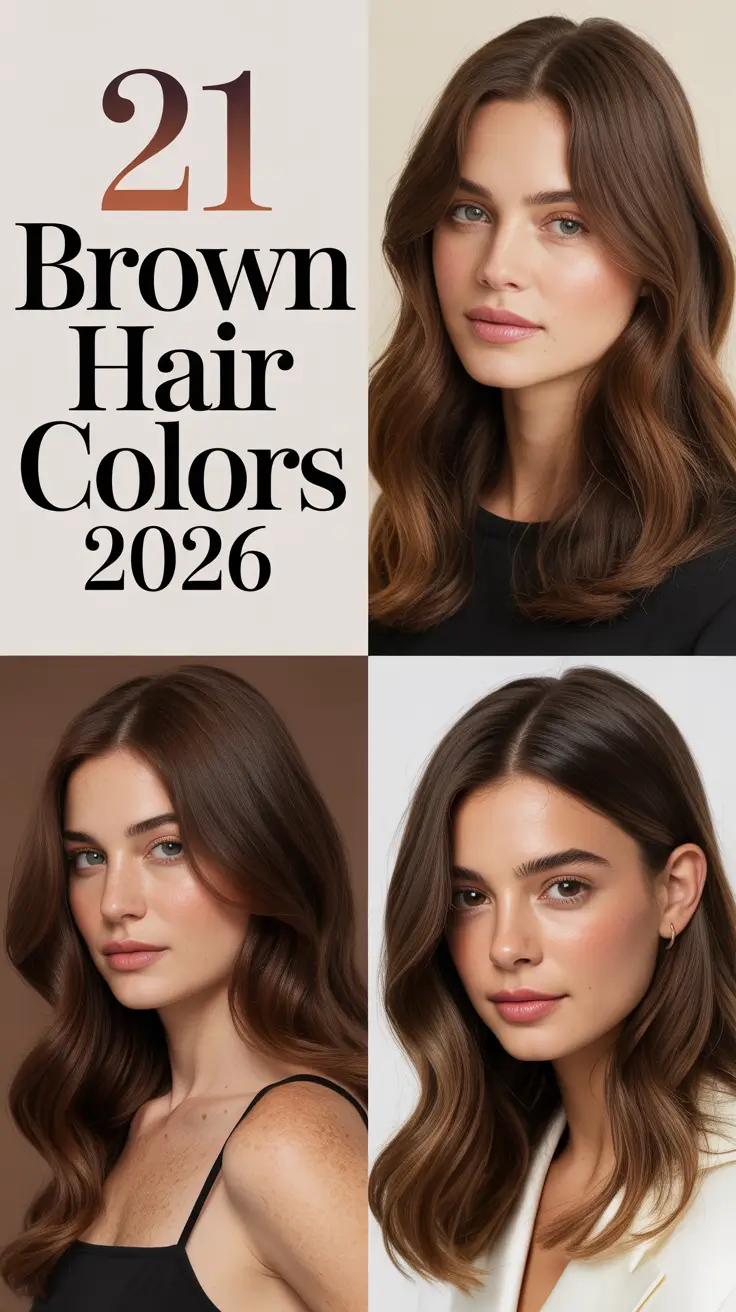 Brown Hair Colors 2026: Rich, Golden, and Timeless Shades to Try This Year