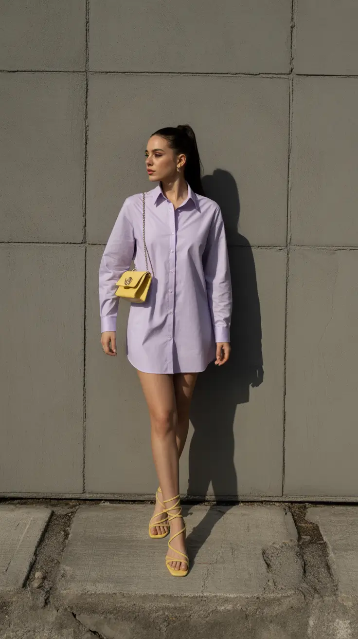 Brunch outfit inspiration 2026 Lavender Ease