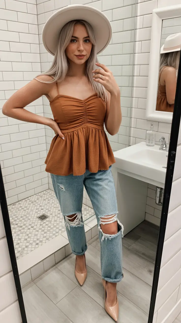 Brunch outfit inspiration 2026 Rustic Chic Energy