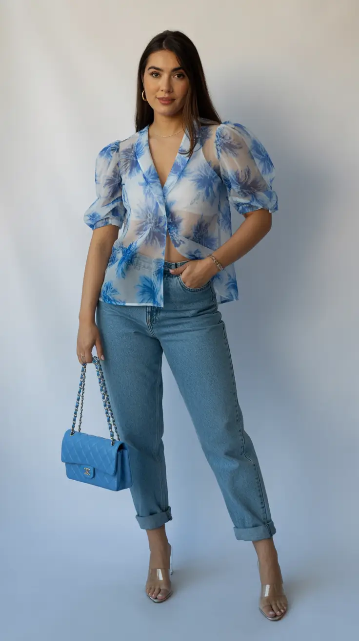 Brunch outfit inspiration 2026 Blue Breeze Elegance